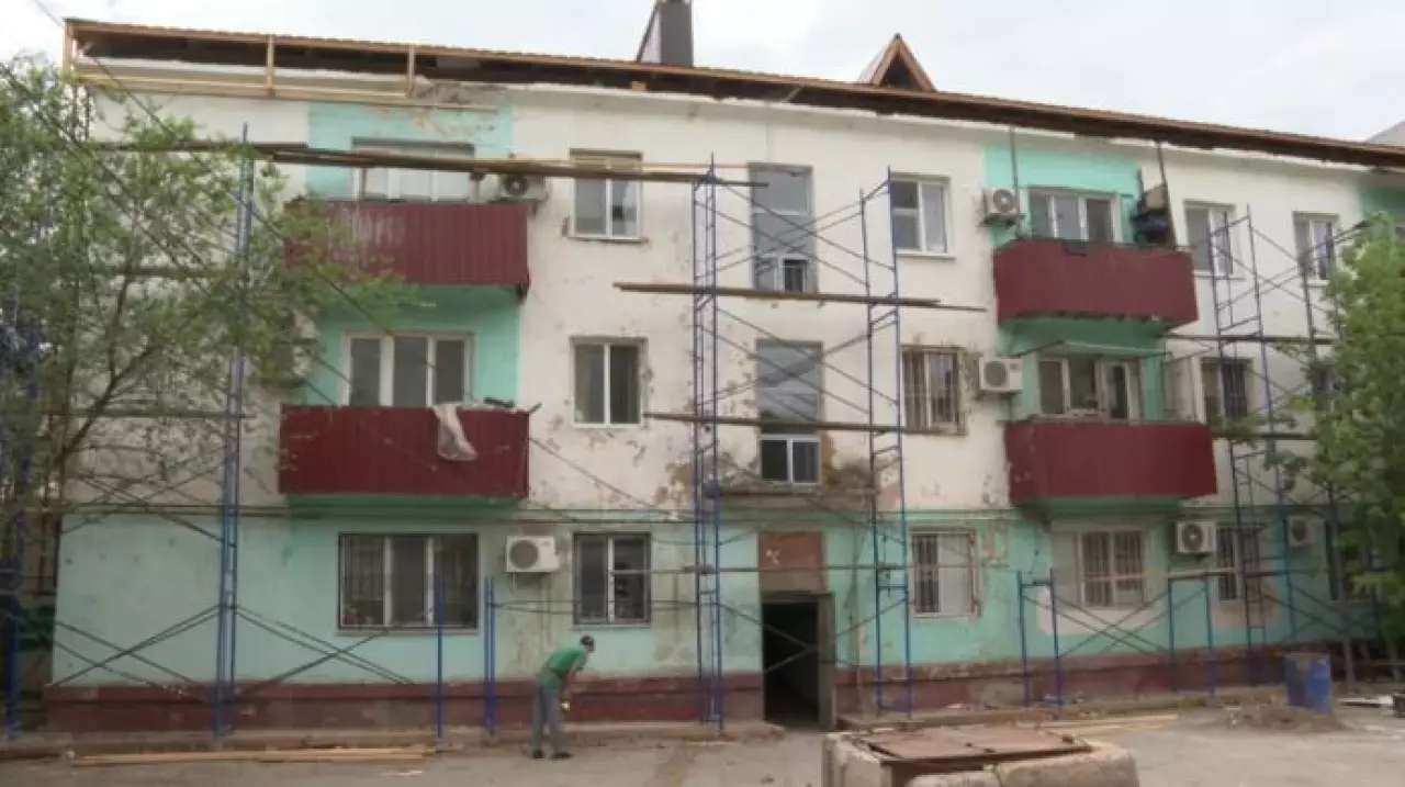 Атырауда ескі үйлер жаңғыртылып жатыр