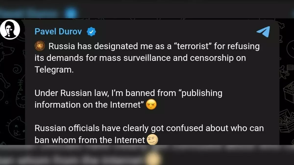 «Кто кого может забанить»: Дуров ответил российским властям