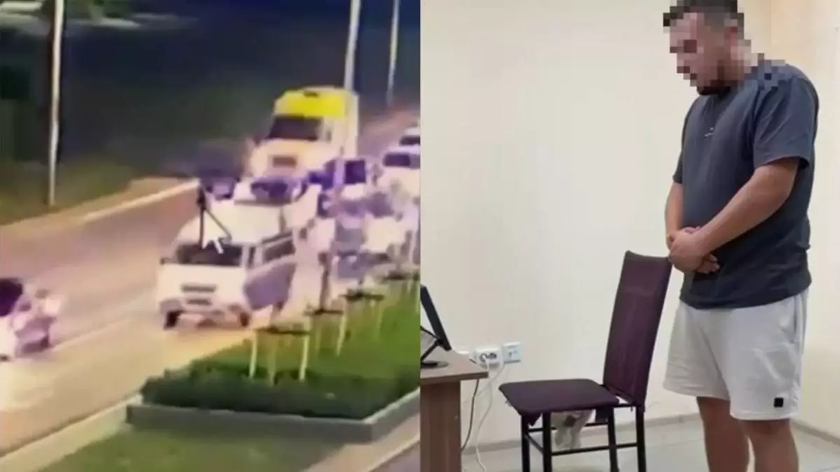 "Көлікте отырып, ауаға екі рет оқ атқан". Астанада ер адам 10 тәулікке қамалды