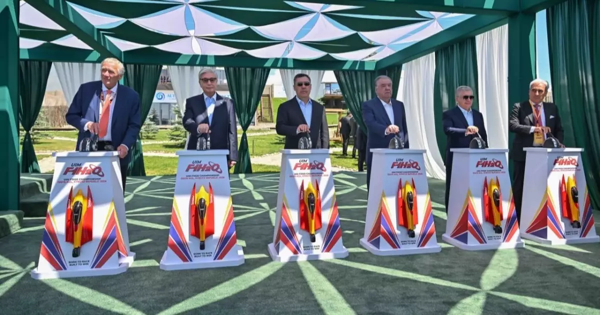  Орталық Азия көшбасшылары Ыстықкөлдегі UIM F1H2O әлем чемпионатын ашты 