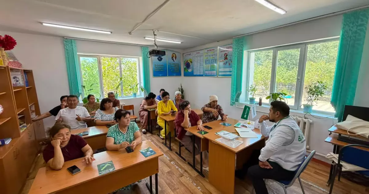  «Байтақ» партиясының өкілдері Жамбыл облысындағы ауыл тұрғындарының ұсыныс-пікірлерін тыңдады 