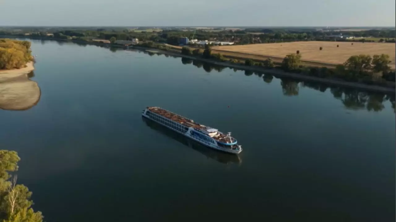 Дунай өзенінде су тартылып бара жатыр