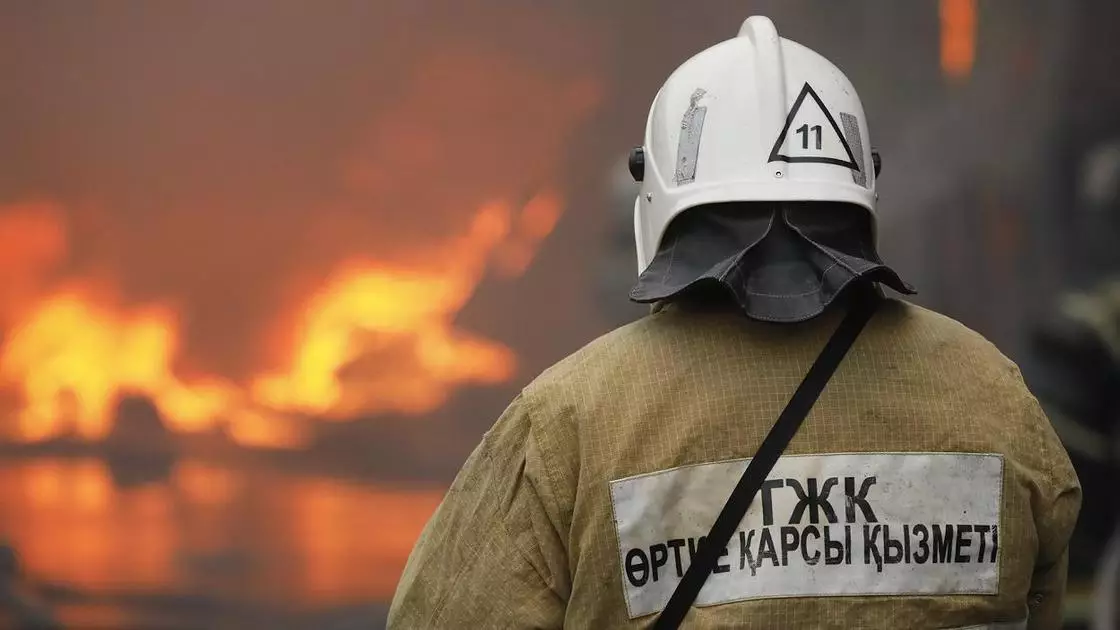 Ақсай шатқалындағы өртті сөндіруге тік жартастар кедергі келтіріп жатыр