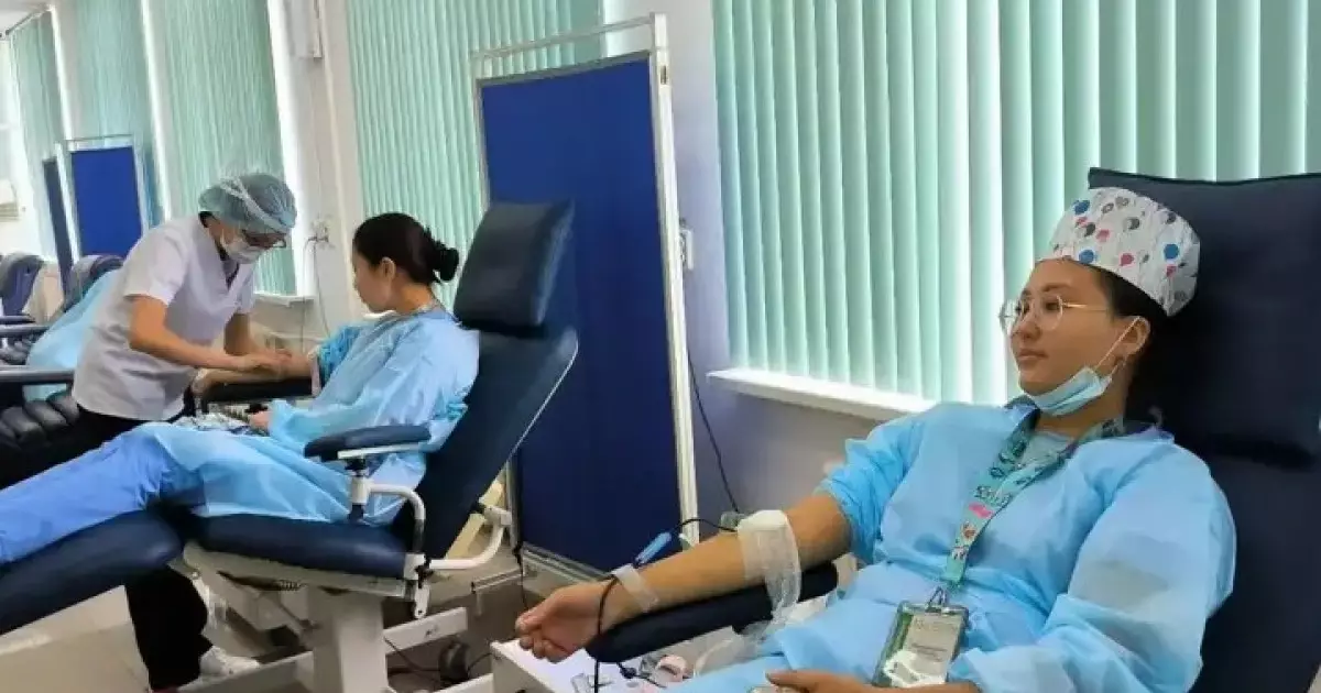  Кейінгі 10 жылда елімізде 1,6 млн-нан астам адам қан тапсырған 