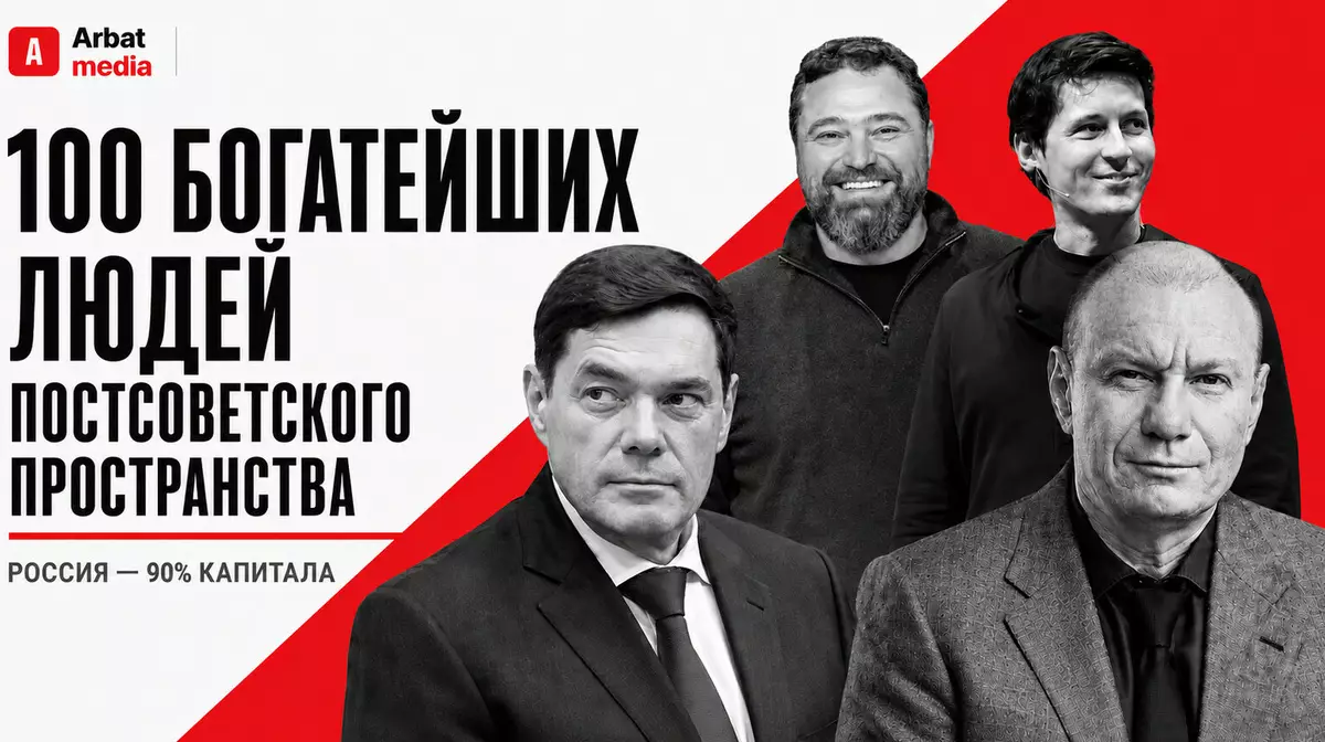 100 богатейших людей постсоветского пространства ‒ и 90% капитала оказалось в одной стране