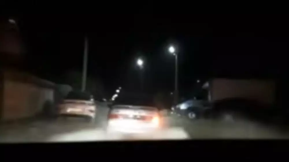 Полицейская погоня в Жезказгане попала на видео