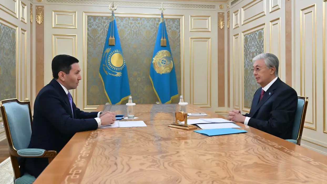 «Бірқатар міндет жүктеді»: Президент «Самұрық-Қазына» басқарма төрағасынын қабылдады
