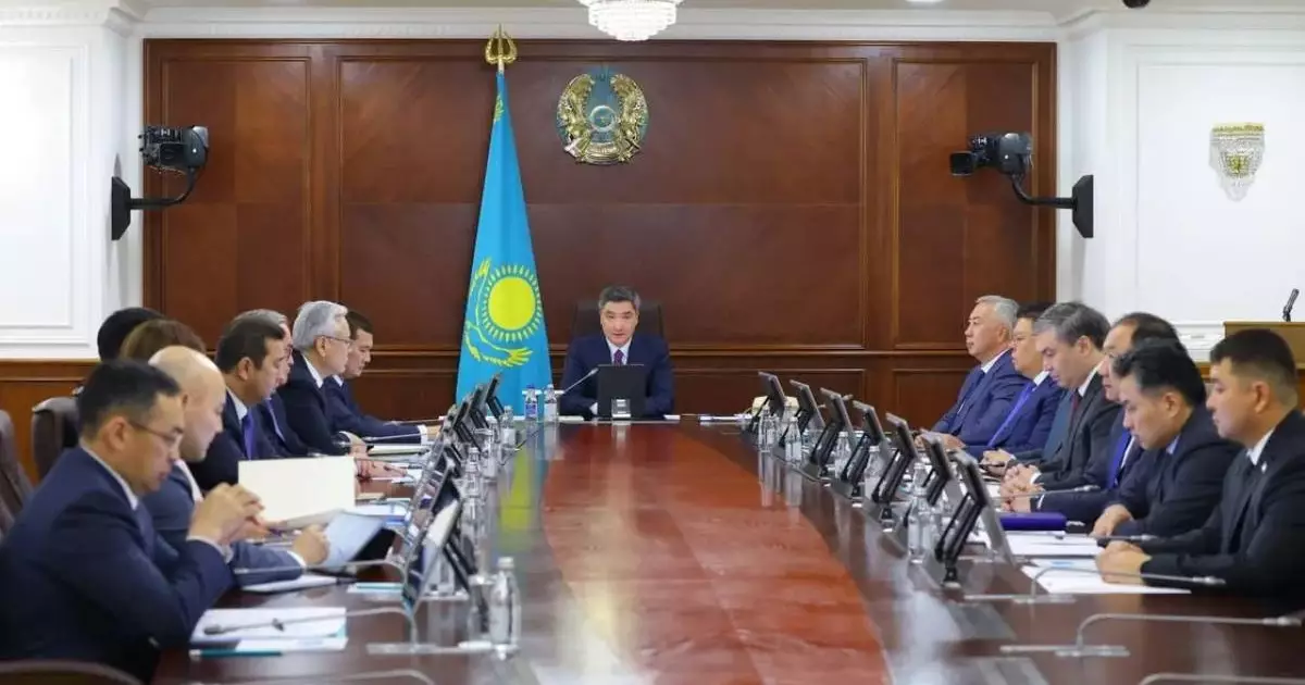  Бектенов жаңа Үкіметке нақты міндеттер жүктеді 