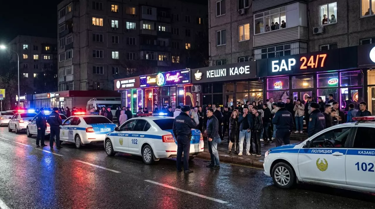 Шум, нарушения и 257 протоколов: полиция усилила контроль за 11 заведениями в Алматы