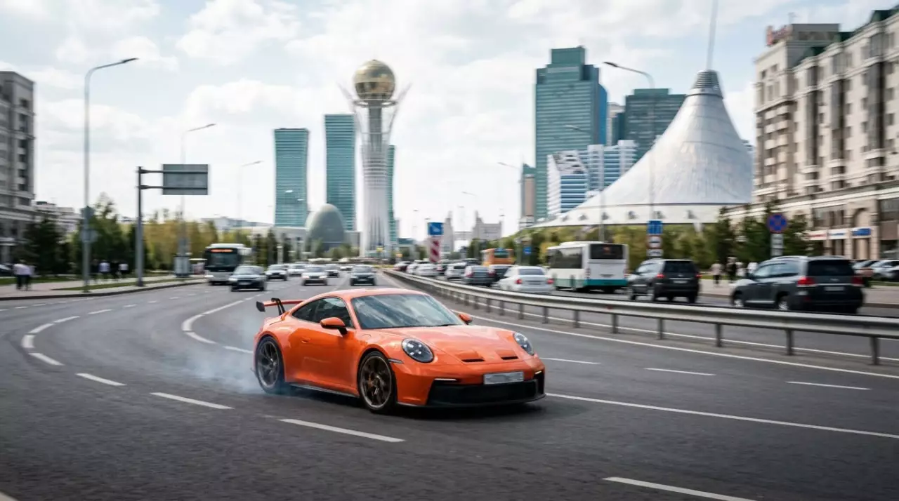 Астанчанин разогнал чужой Porsche до 197 км/ч и получил 10 суток ареста