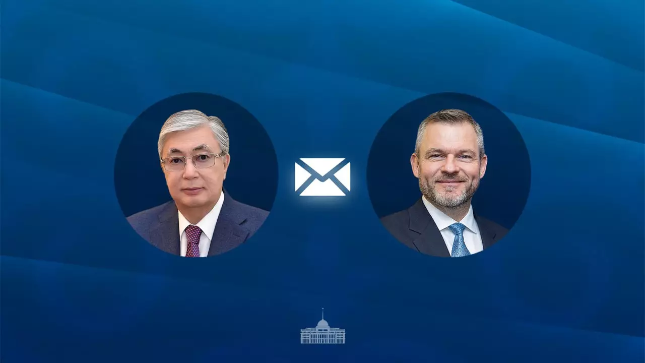 Токаев поздравил президента Словакии Петера Пеллегрини с Днем Конституции