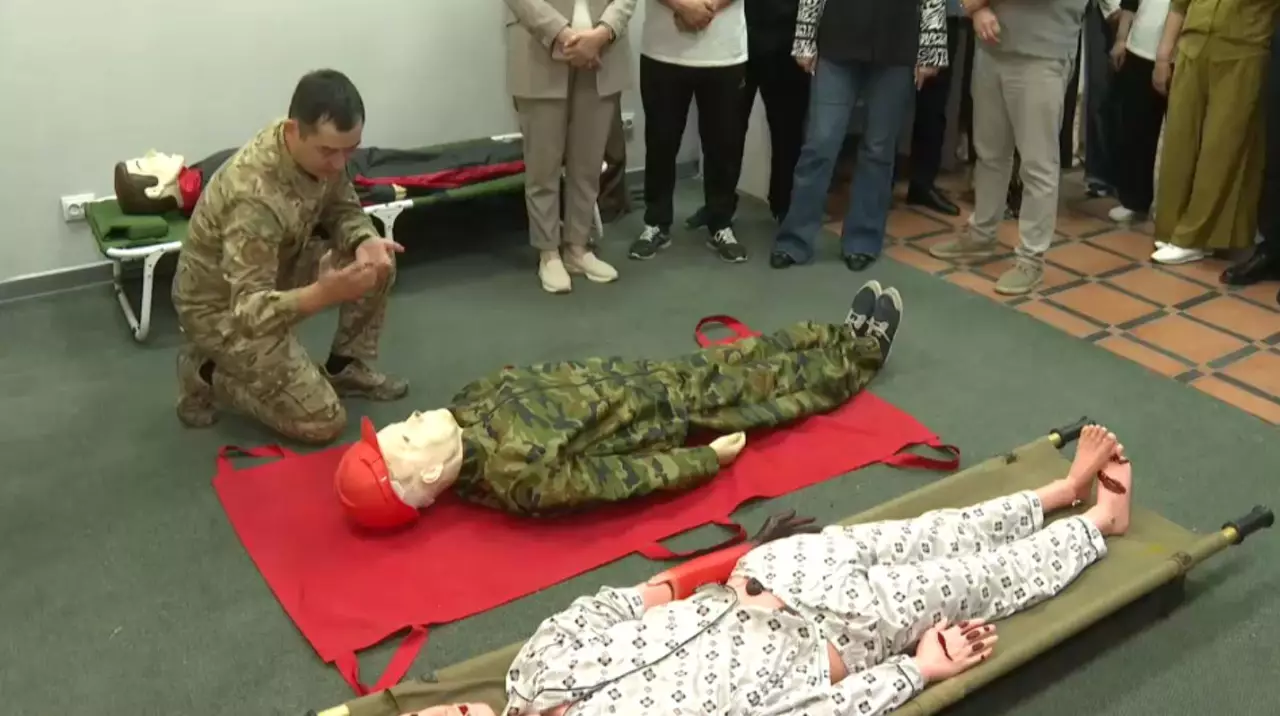 Алматыда тұрғындар азаматтық қорғаныс бойынша оқытылып жатыр