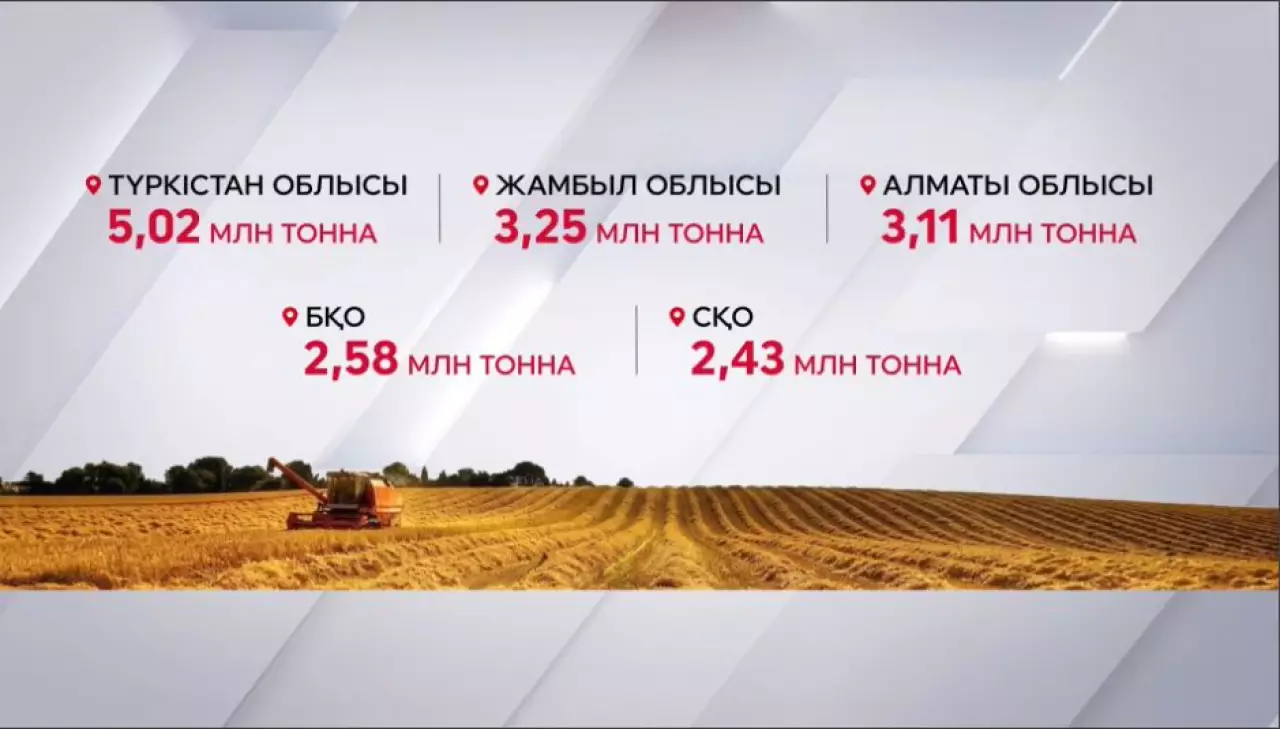Елде 33 млн тонна жемшөп жиналды