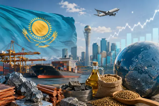 Профицит торгового баланса Казахстана вырос почти в четыре раза — до $4,4 млрд
