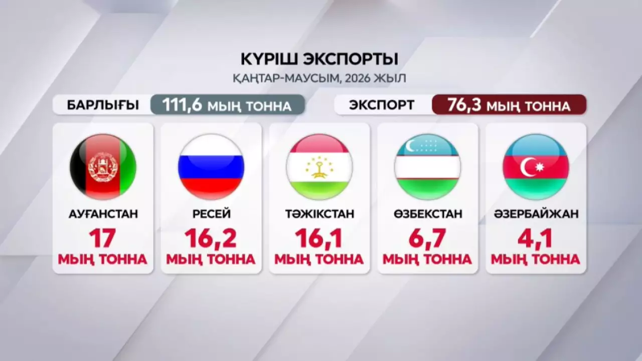 Ауғанстанға күріш экспорты ұлғайды
