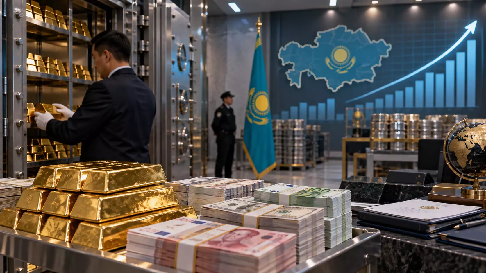 Қазақстанның халықаралық резерві бір айдың ішінде $7 млрд-қа өсті