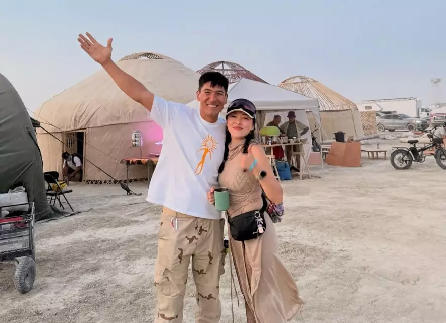 Юрты в Америке: как Казахстан представили на Burning Man