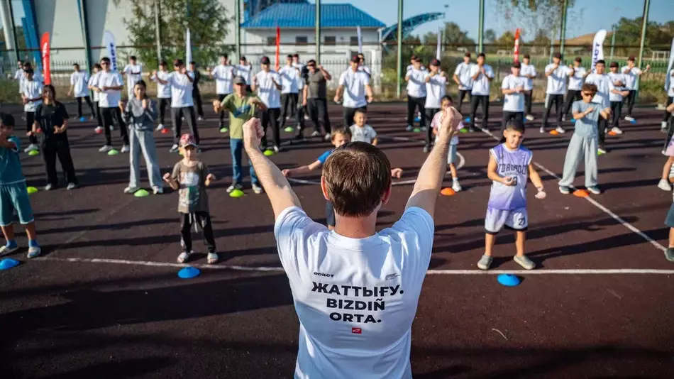 Талғарда «Дала қырандарының» белсенділері республикалық #жаттығу жобасын# бастады