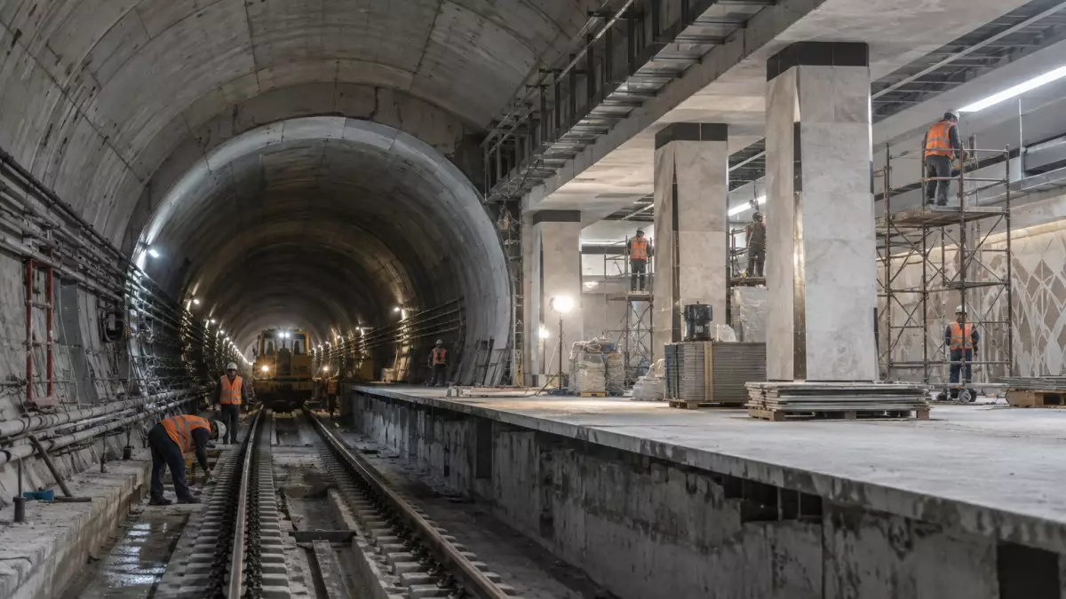  Алматыда тағы бір метро бекетінің құрылысы басталды 