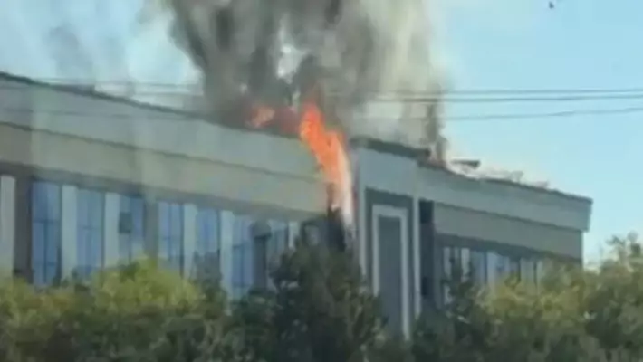 В Каршинском государственном техническом университете произошел пожар