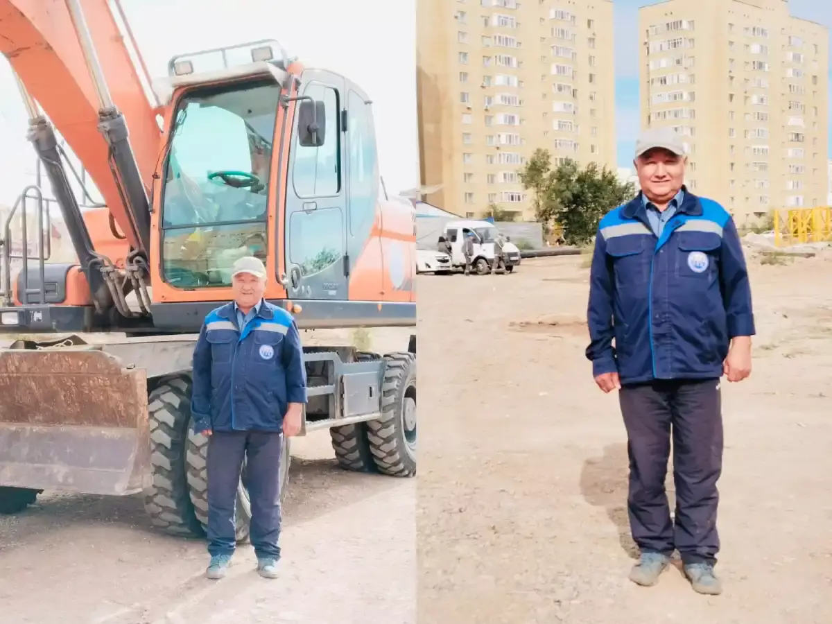 «Кто умеет работать руками, без хлеба не останется»: экскаваторщик из Астаны о 44-летнем стаже