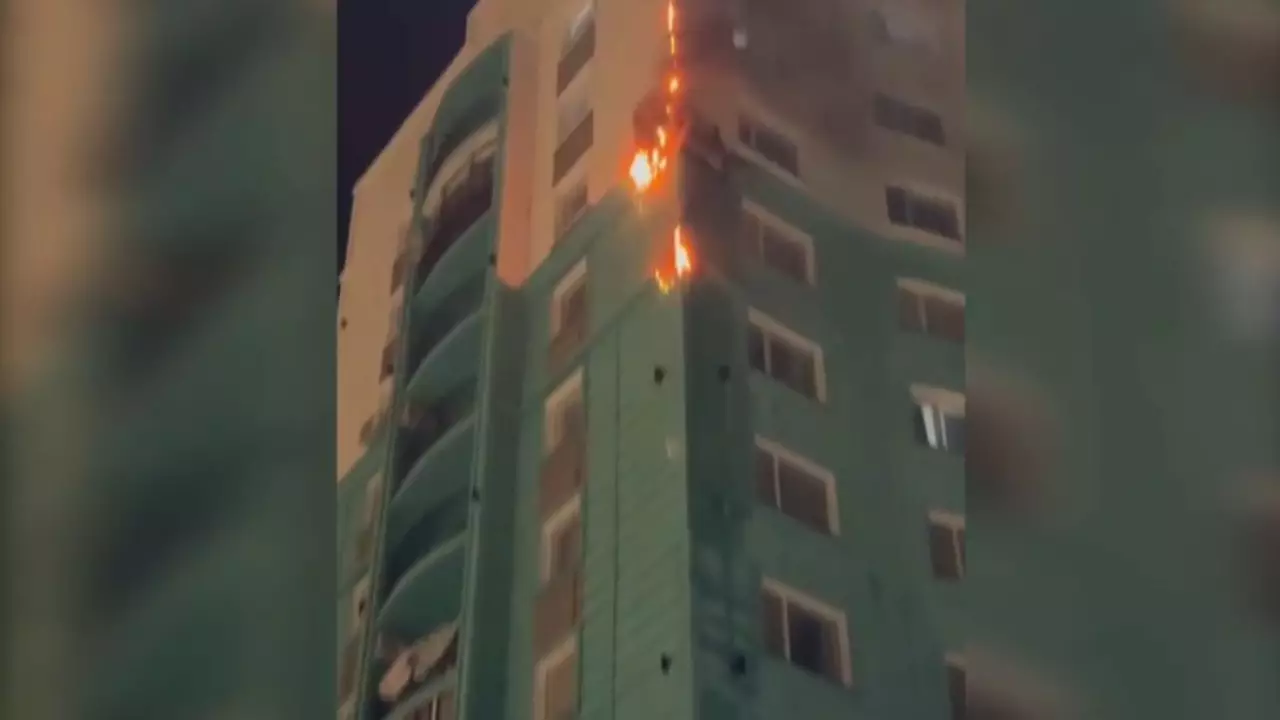 Пожар в многоэтажном доме ликвидировали в Туркестане