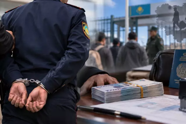 Өзбекстан азаматтарына құжат рәсімдеген: Жамбылда полиция майоры қамауға алынды