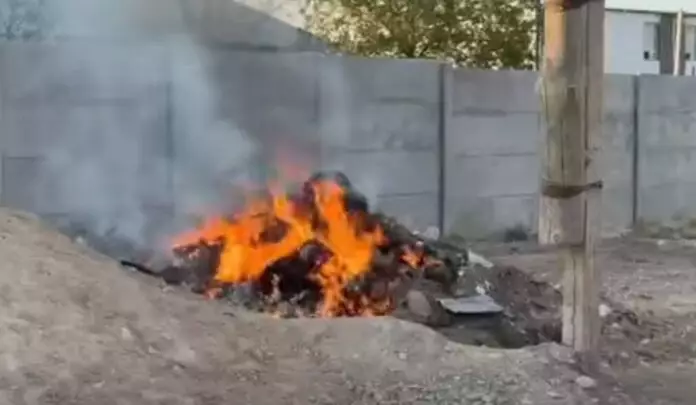 Қоқыс өртеген тұрғынға әкімшілік шара қолданылды