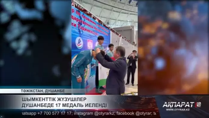 Шымкенттік жүзушілер Душанбеде 17 медаль иеленді