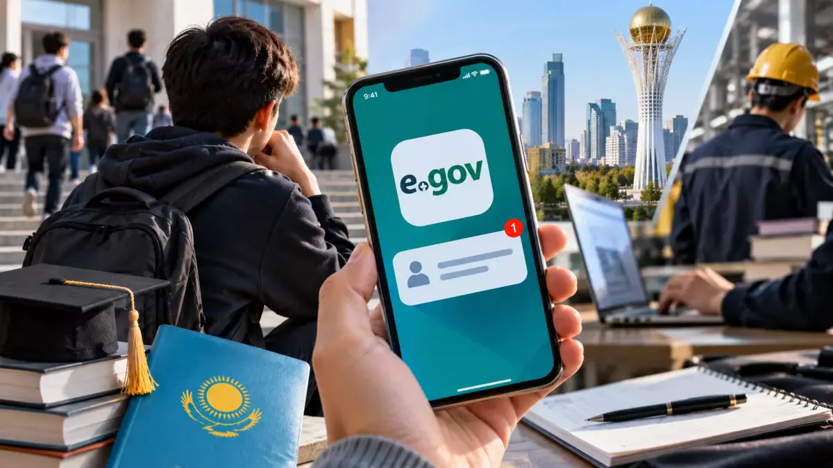 Жұмыссыз жастарға eGov арқылы арнайы хабарлама жіберілуі мүмкін