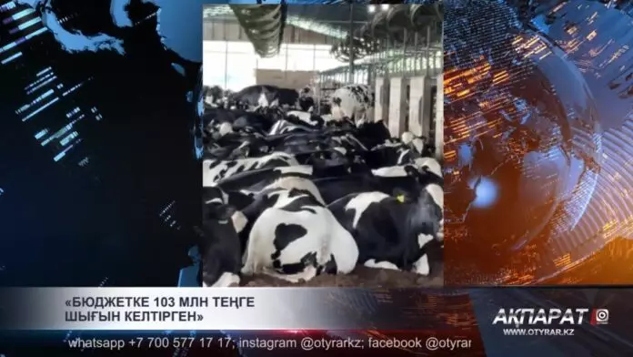 «Бюджетке 103 млн. теңге шығын келтірген»