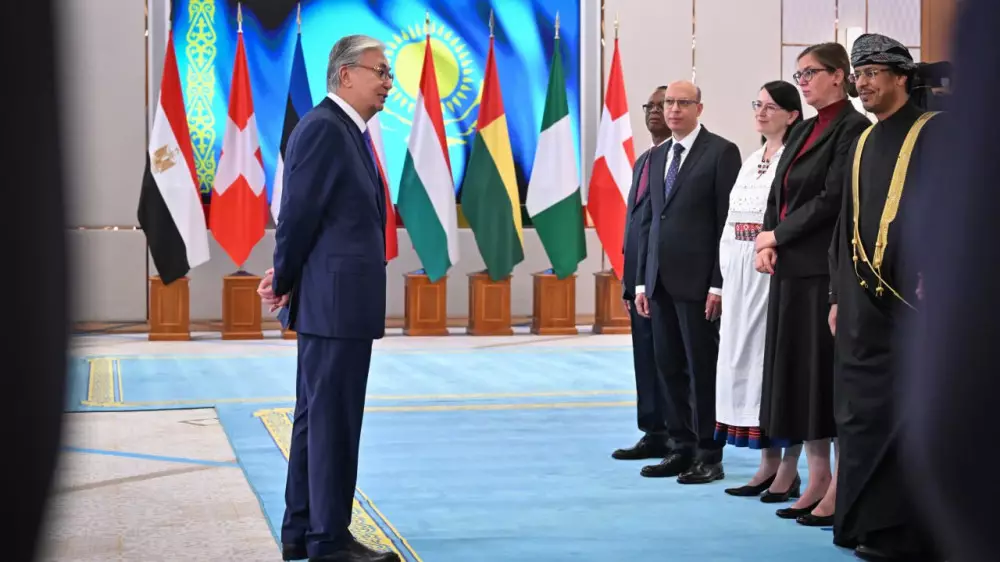 Тоқаев бірқатар мемлекеттің елшілерінен сенім грамоталарын қабылдады