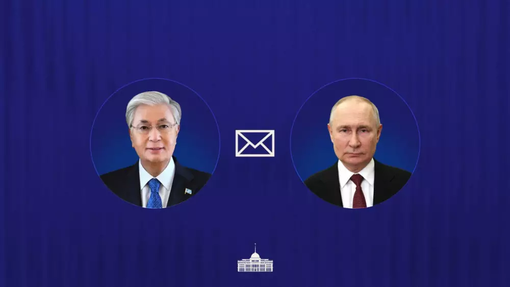 Токаев направил телеграмму Путину
