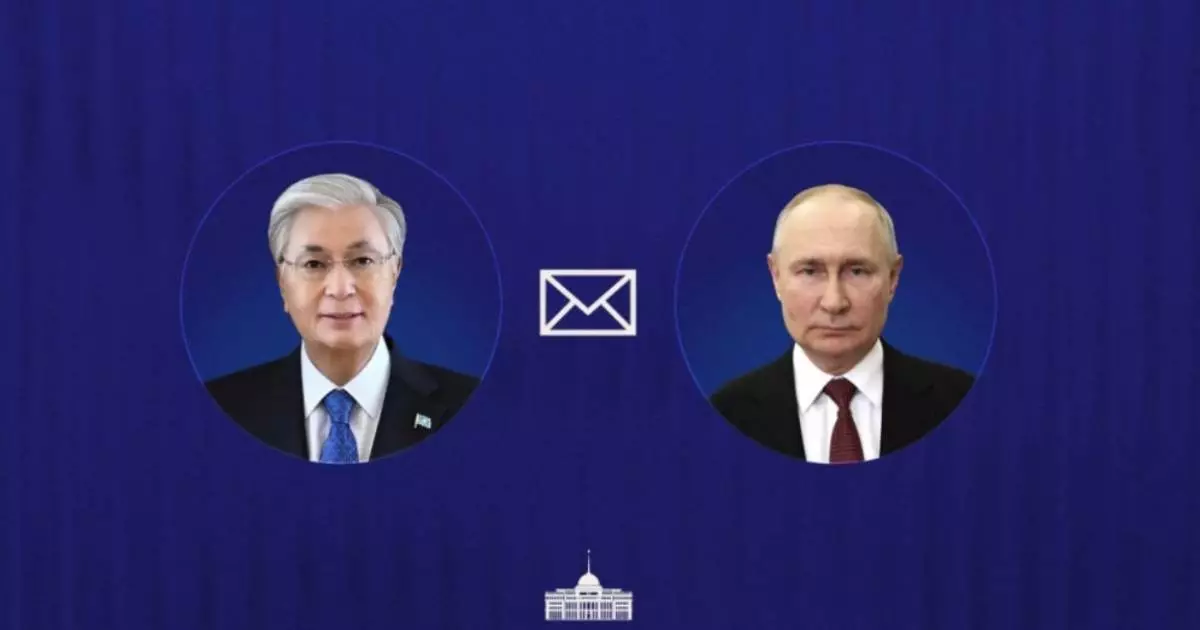  Токаев направил телеграмму Путину 