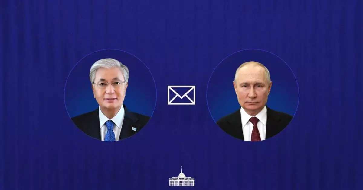  Глава государства направил поздравительную телеграмму Президенту России Владимиру Путину 