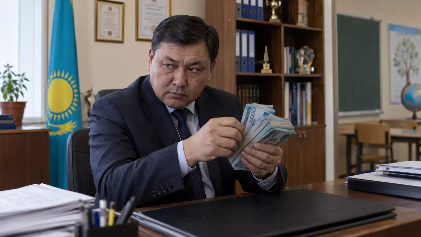 "Парадан бөлек айлығы": Біздегі мектеп директорлары қанша жалақы алады?