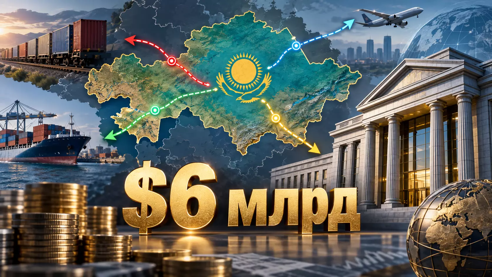 Қазақстан 6 млрд доллар қарыз алмақ: ақша төрт ірі жол жобасына жұмсалады