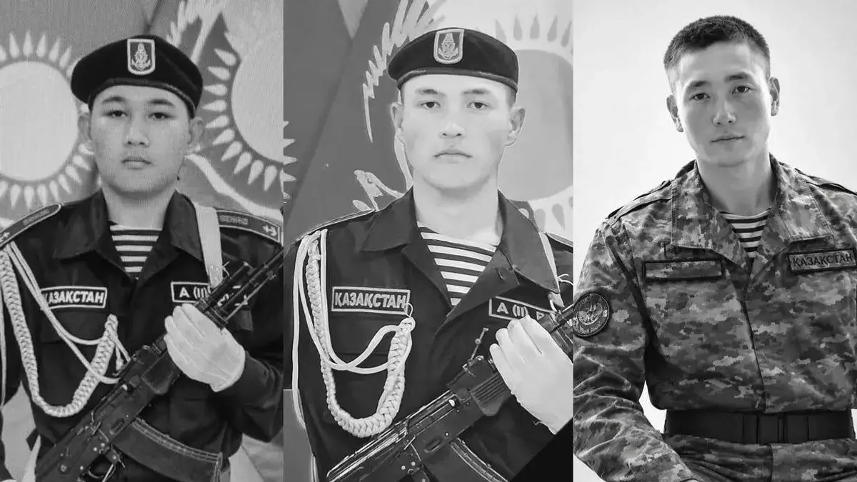 Каспийде қаза тапқан үш әскери қызметшінің денесі Оралға жеткізілді
