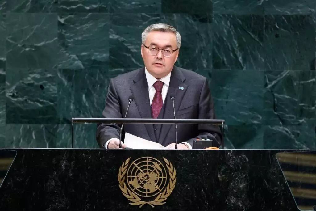 Вода, разоружение и экология: о чём Казахстан заявил на Генассамблее ООН