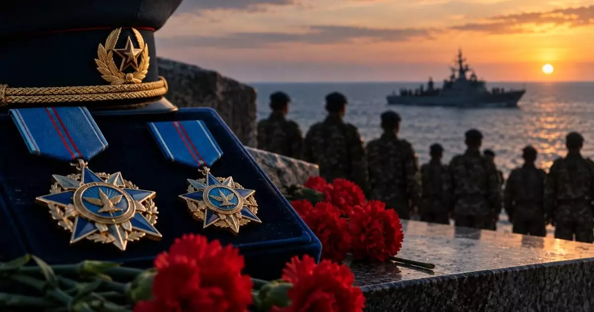  Президент наградил посмертно погибших на Каспии военнослужащих 