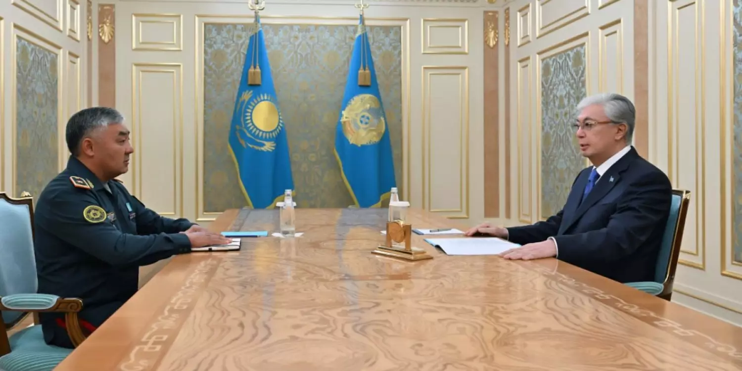 Тоқаев жаңа Қорғаныс министрі Айдос Мырзахметовті қабылдады