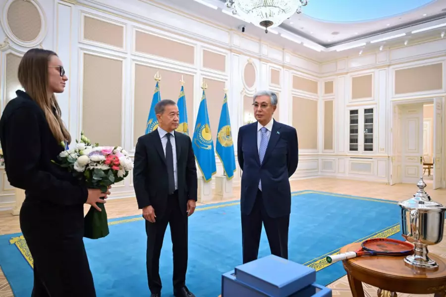Рыбакина III дәрежелі “Барыс“ орденімен марапатталды