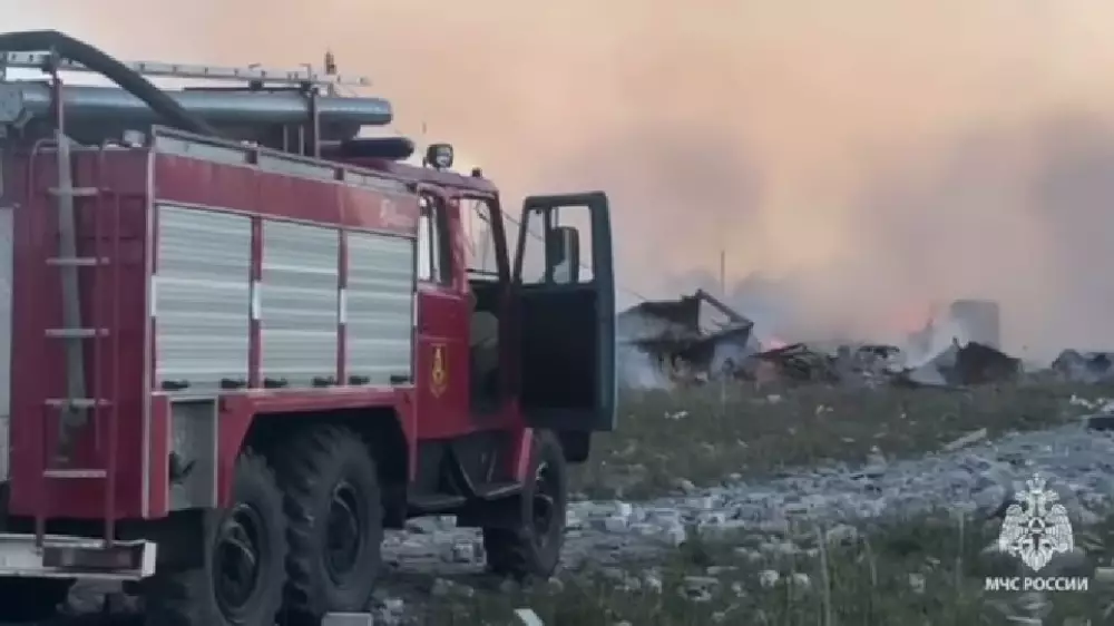 Пожар вспыхнул на заводе пиротехники в России: погибли 10 человек