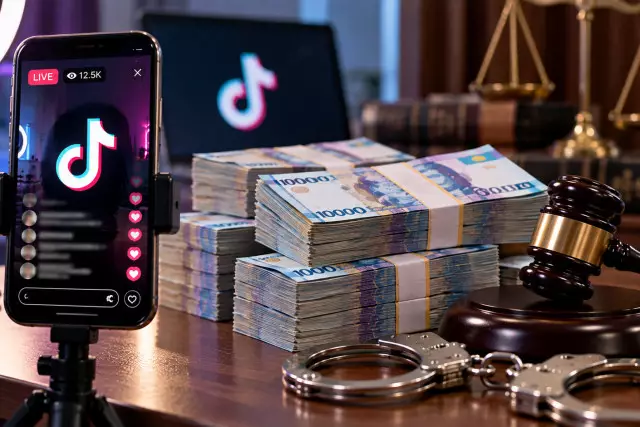 TikTok-та тікелей эфирден 95 млн теңге тапқан төрт адам сотталды