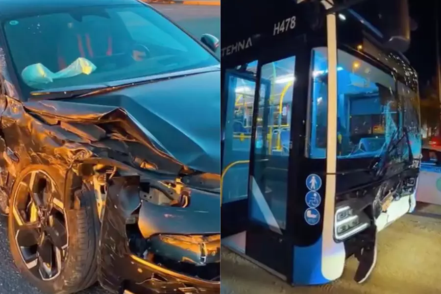 Астанада автобус пен Zeekr көлігі соқтығысты: төрт адам зардап шекті
