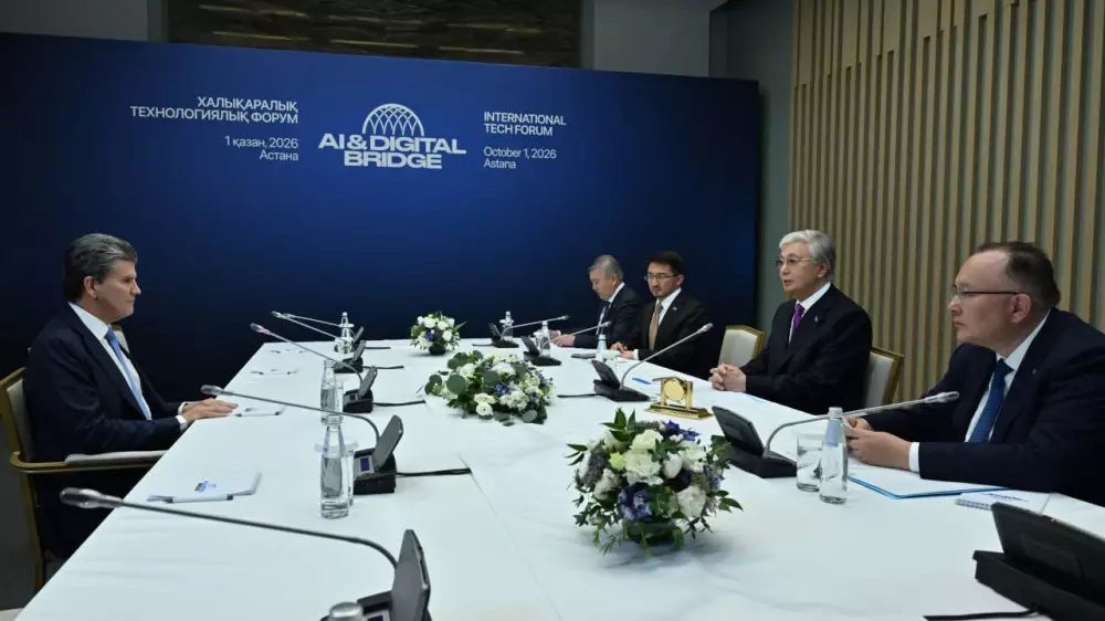 Токаев принял председателя и гендиректора General Atlantic