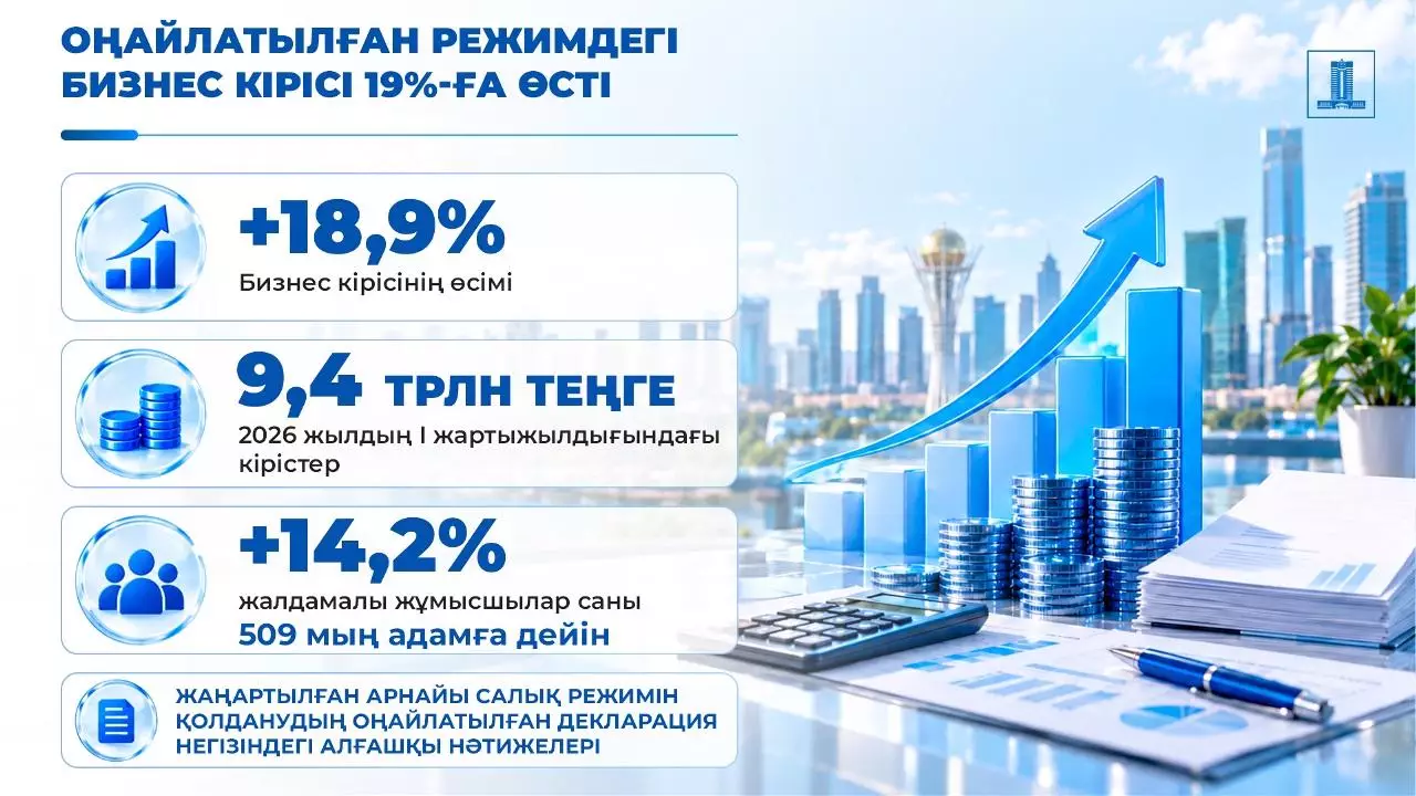 Жаңа Салық кодексінен кейін жеңілдетілген режімдегі бизнес табысы артты