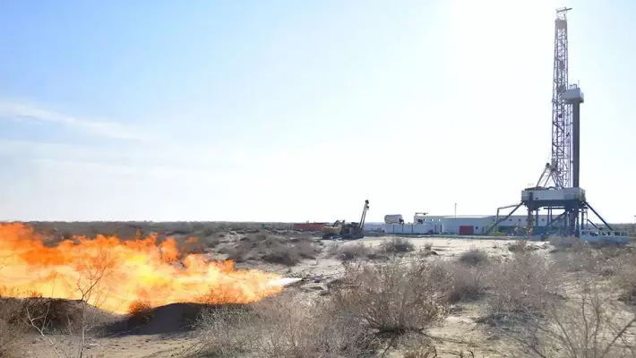 Производство газа в Узбекистане за восемь месяцев снизилось на 16,3%