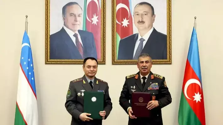 Узбекистан и Азербайджан подписали план военного сотрудничества на 2027 год