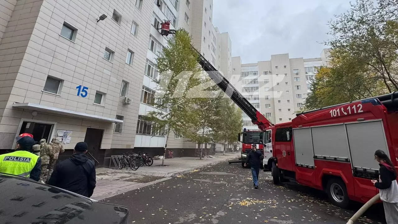 Астанада тұрғын үй өртенді